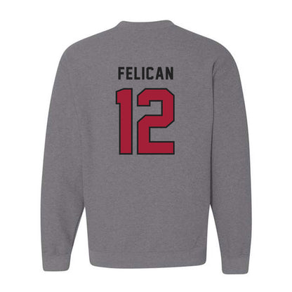 Lenoir Rhyne - NCAA Football : Legend Felican - Classic Shersey Crewneck Sweatshirt-1