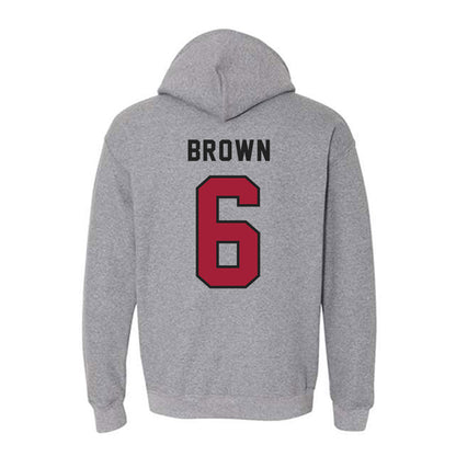 Lenoir Rhyne - NCAA Softball : Kaylan Brown - Classic Shersey Hooded Sweatshirt-1