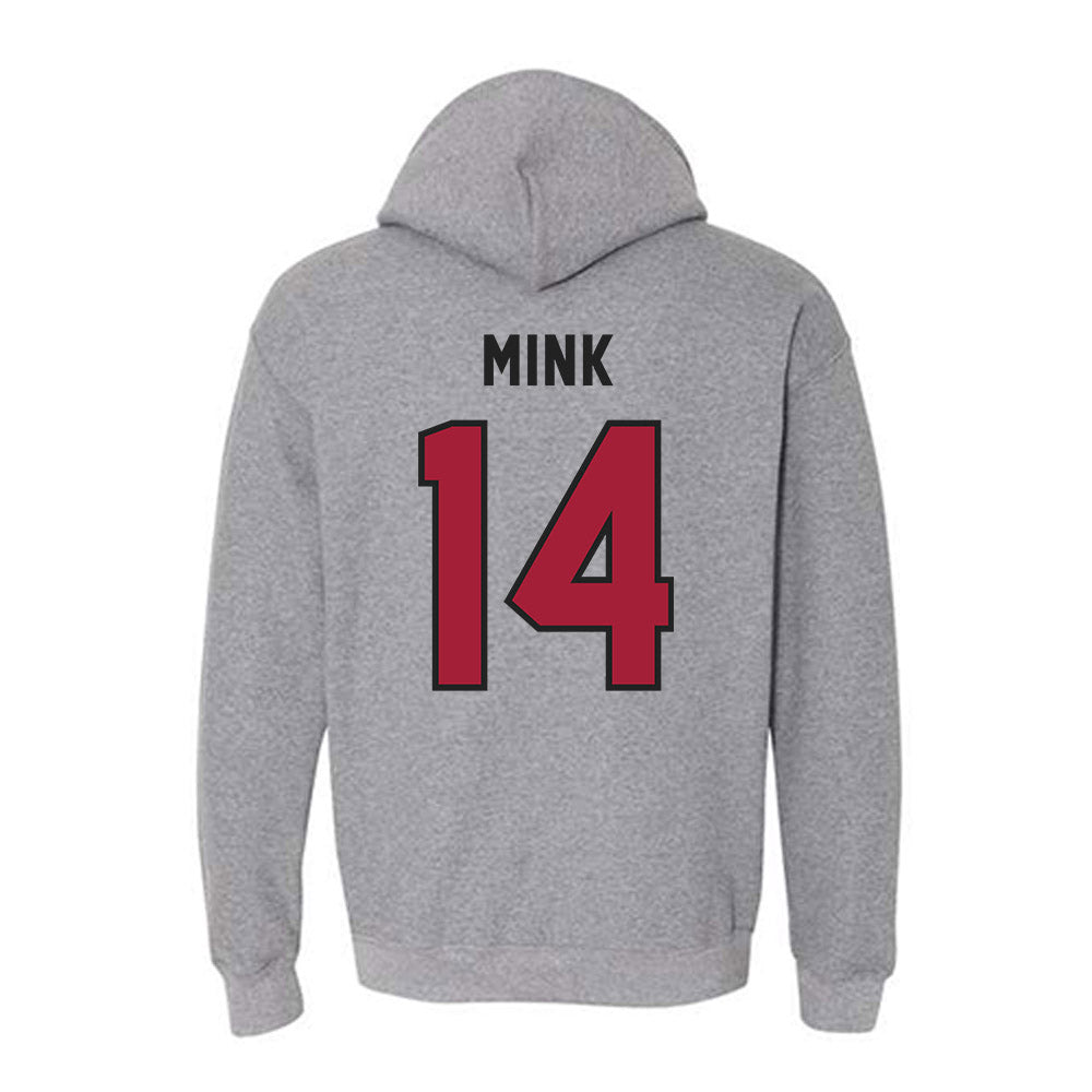 Lenoir Rhyne - NCAA Men's Lacrosse : John Mink - Classic Shersey Hooded Sweatshirt-1