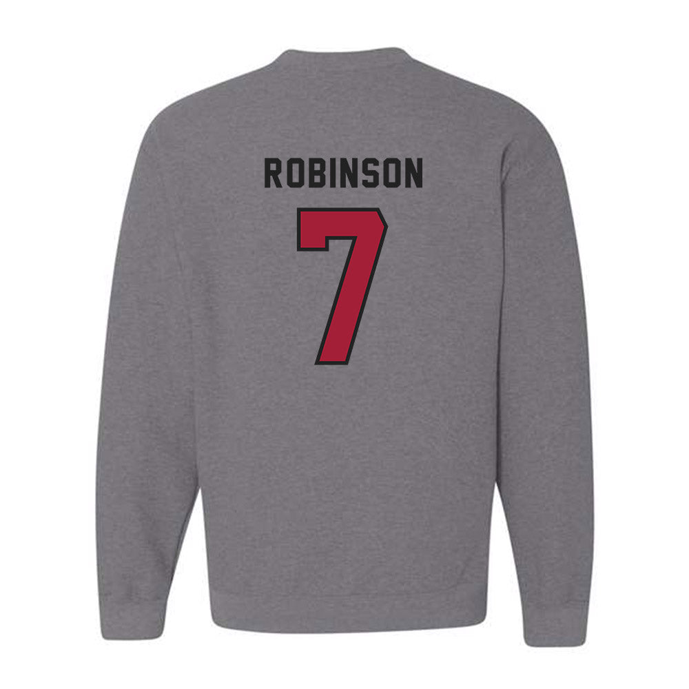 Lenoir Rhyne - NCAA Football : Khamoni Robinson - Classic Shersey Crewneck Sweatshirt-1