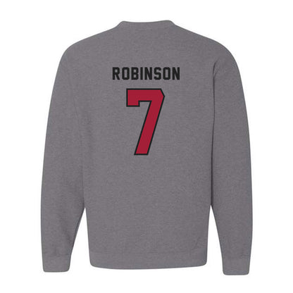 Lenoir Rhyne - NCAA Football : Khamoni Robinson - Classic Shersey Crewneck Sweatshirt-1