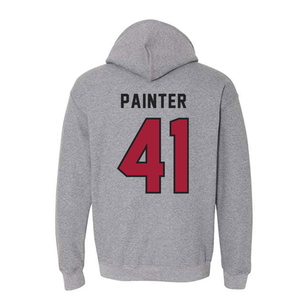 Lenoir Rhyne - NCAA Men's Lacrosse : Parks Painter - Classic Shersey Hooded Sweatshirt-1
