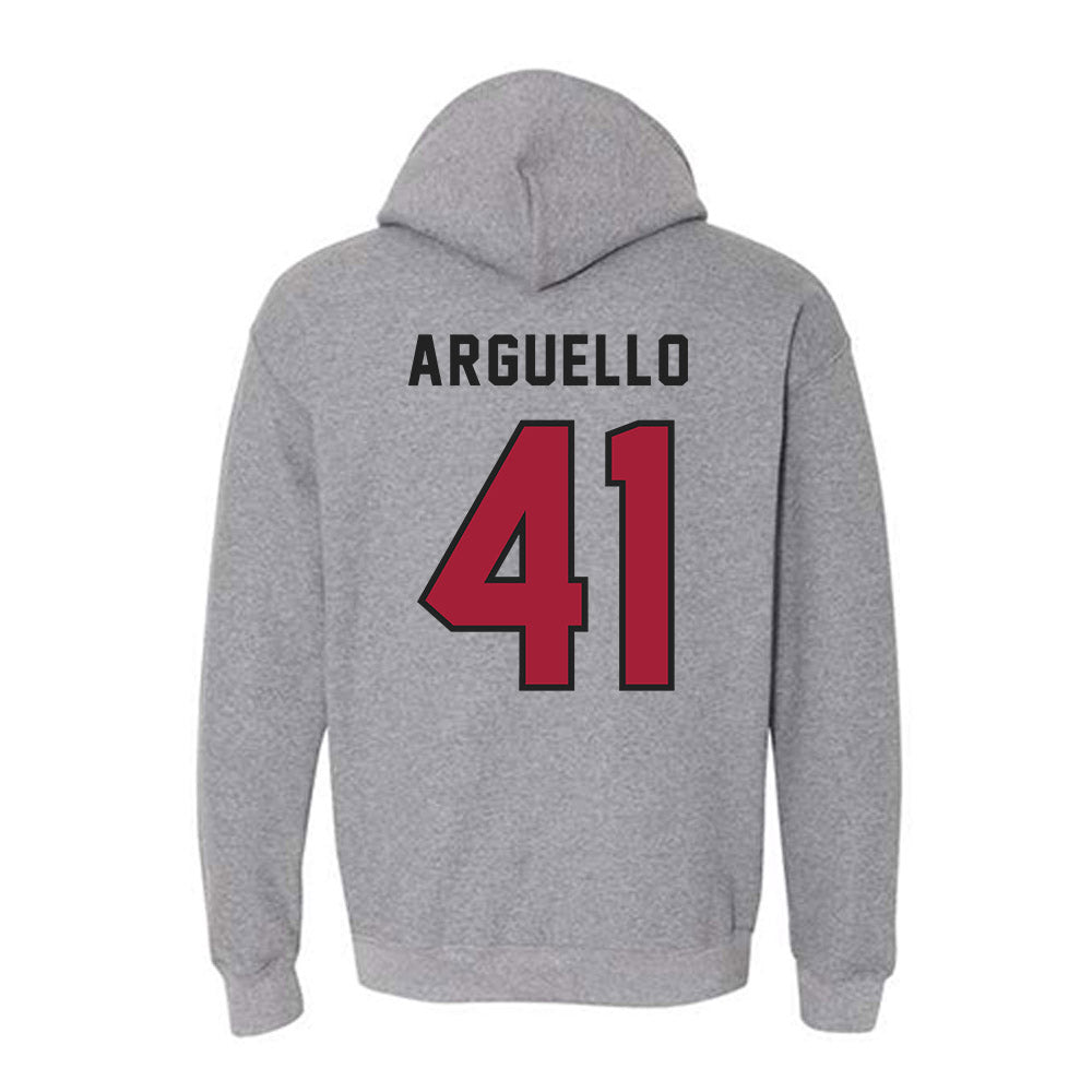 Lenoir Rhyne - NCAA Men's Soccer : Keowen Arguello - Classic Shersey Hooded Sweatshirt-1