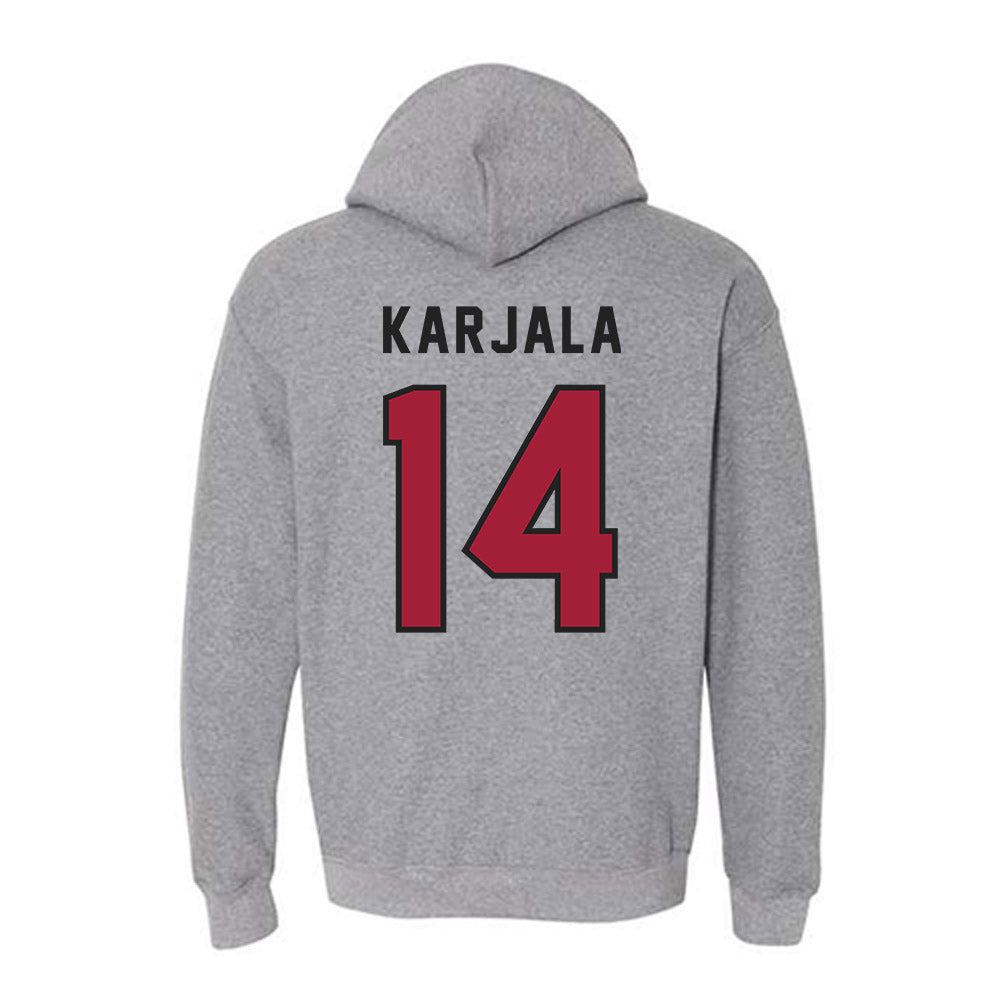 Lenoir Rhyne - NCAA Women's Volleyball : Sydney Karjala - Classic Shersey Hooded Sweatshirt-1