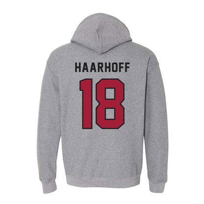 Lenoir Rhyne - NCAA Women's Lacrosse : Ella Haarhoff - Classic Shersey Hooded Sweatshirt-1