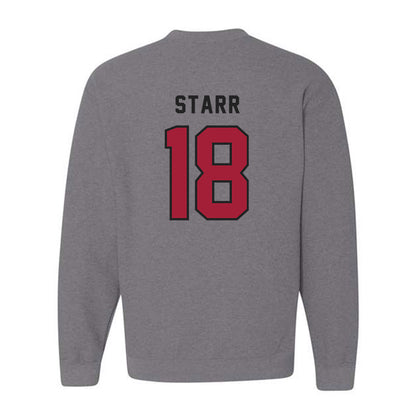 Lenoir Rhyne - NCAA Football : Deontae Starr - Classic Shersey Crewneck Sweatshirt-1