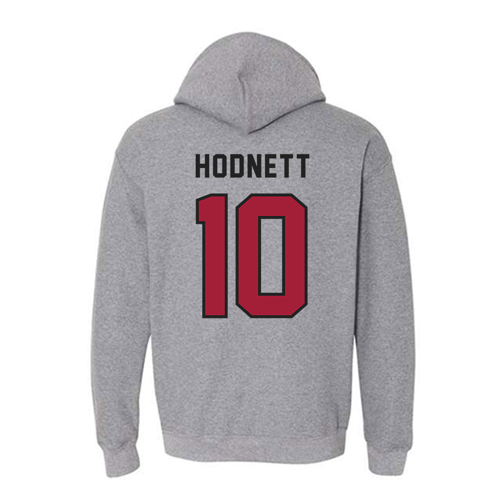 Lenoir Rhyne - NCAA Men's Basketball : Junior Hodnett - Classic Shersey Hooded Sweatshirt-1