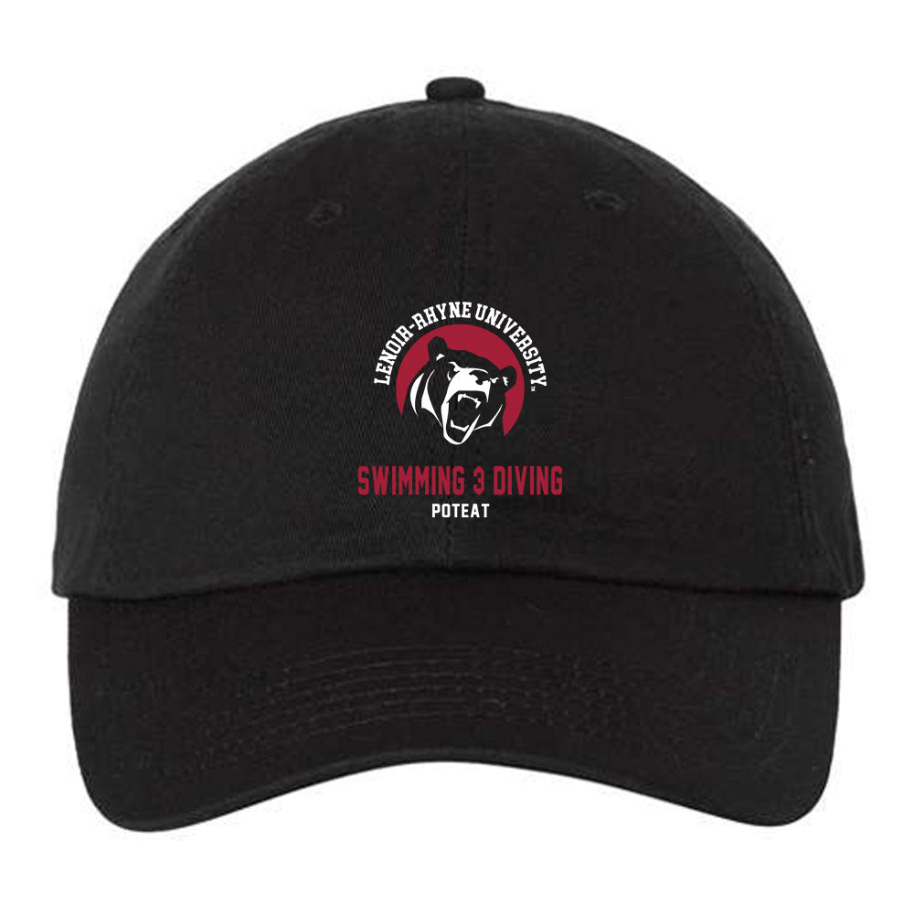 Lenoir Rhyne - NCAA Women's Swimming & Diving : Devin Poteat - Dad Hat-0