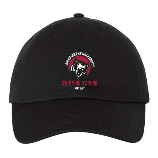 Lenoir Rhyne - NCAA Women's Swimming & Diving : Devin Poteat - Dad Hat-0