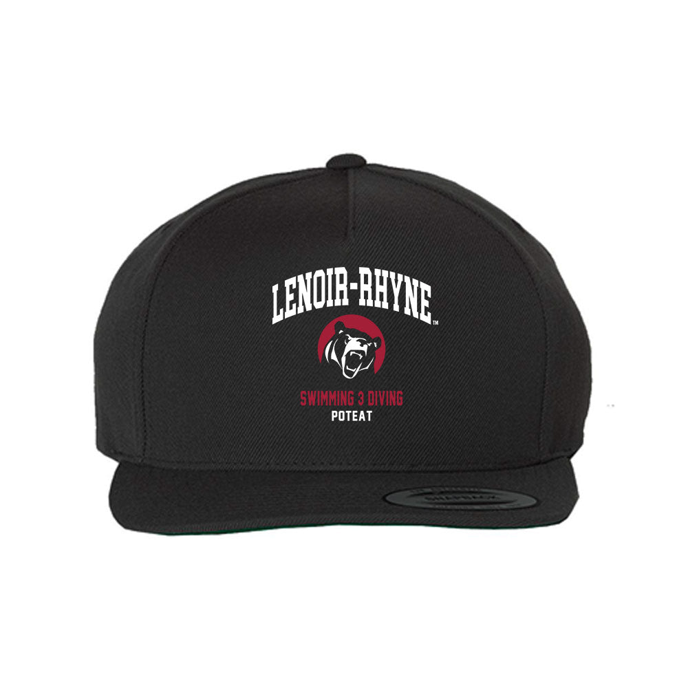 Lenoir Rhyne - NCAA Women's Swimming & Diving : Devin Poteat - Snapback Hat-0