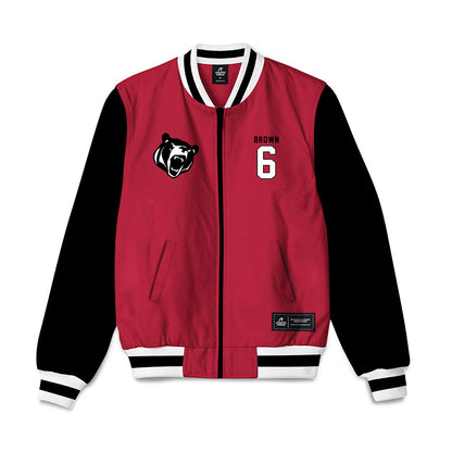 Lenoir Rhyne - NCAA Softball : Kaylan Brown - Bomber Jacket-0