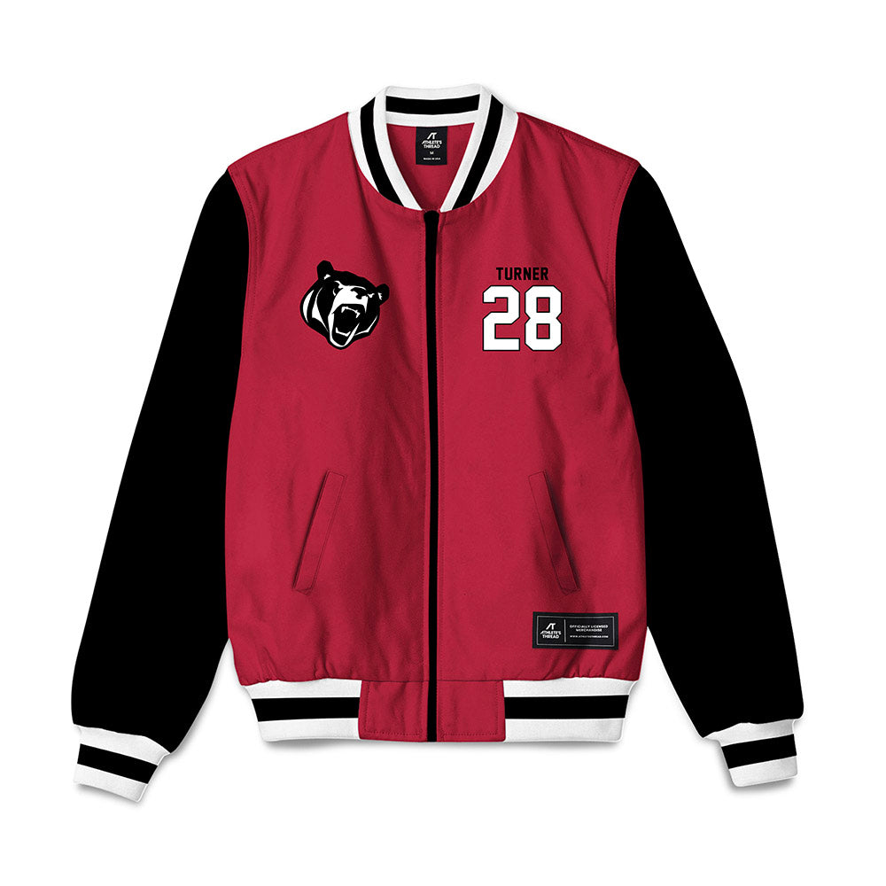 Lenoir Rhyne - NCAA Football : LJ Turner - Bomber Jacket-0