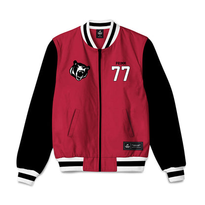 Lenoir Rhyne - NCAA Softball : Madison Primm - Bomber Jacket-0