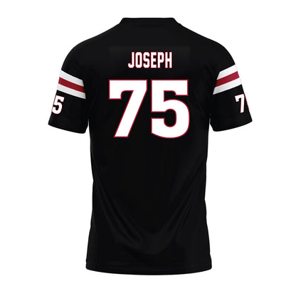 Lenoir Rhyne - NCAA Football : Rubens Joseph - Black Premium Football Jersey-1