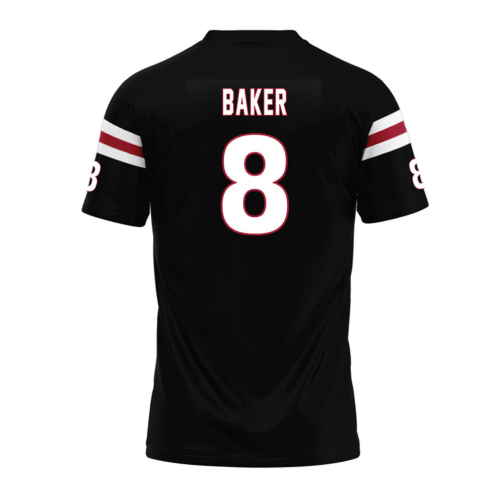 Lenoir Rhyne - NCAA Football : Shamar Baker - Black Premium Football Jersey-1