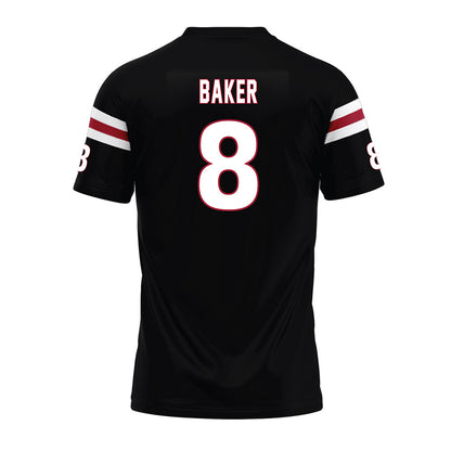 Lenoir Rhyne - NCAA Football : Shamar Baker - Black Premium Football Jersey-1
