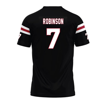 Lenoir Rhyne - NCAA Football : Khamoni Robinson - Black Premium Football Jersey-1
