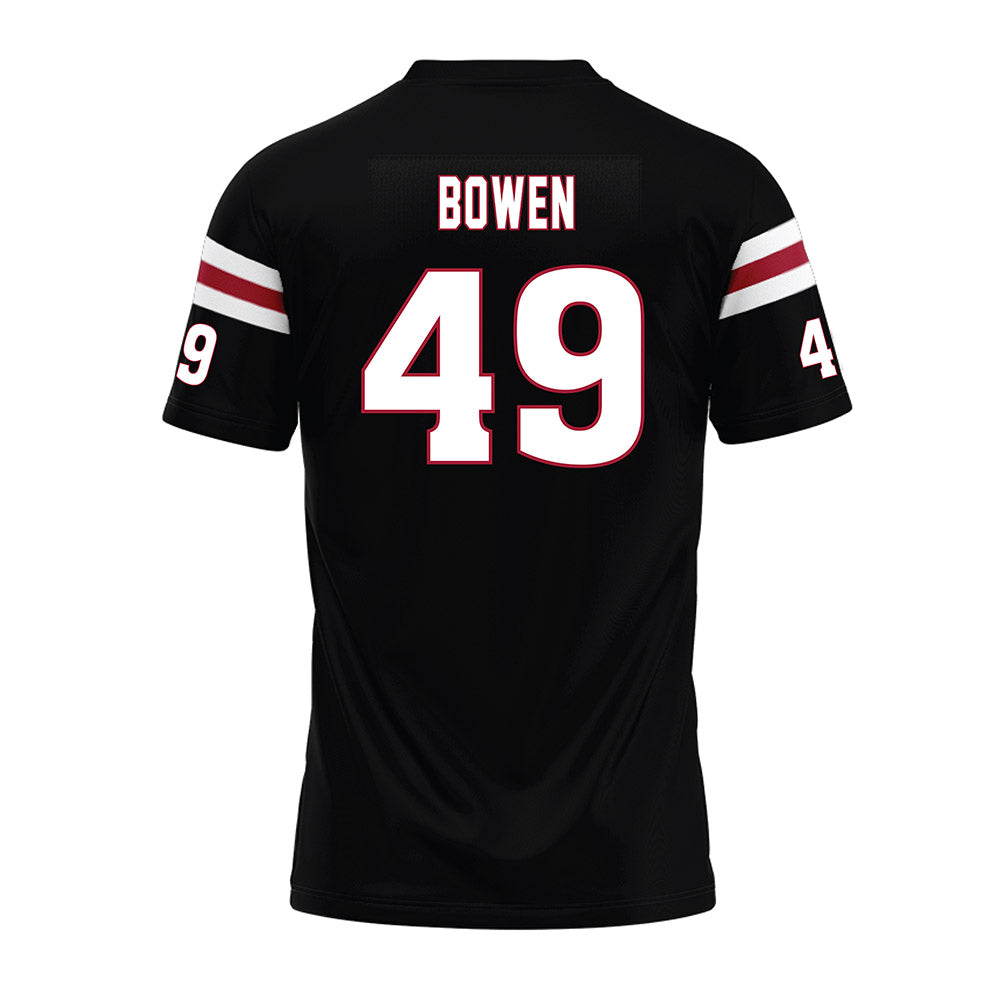 Lenoir Rhyne - NCAA Football : Brick Bowen - Black Premium Football Jersey-1