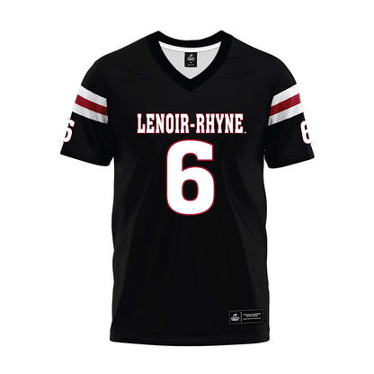 Lenoir Rhyne - NCAA Football : DeAree Rogers - Black Premium Football Jersey-0
