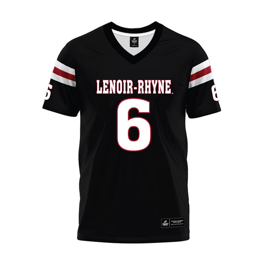 Lenoir Rhyne - NCAA Football : DeAree Rogers - Black Premium Football Jersey-0