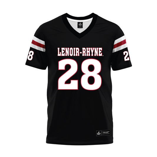 Lenoir Rhyne - NCAA Football : LJ Turner - Black Premium Football Jersey-0