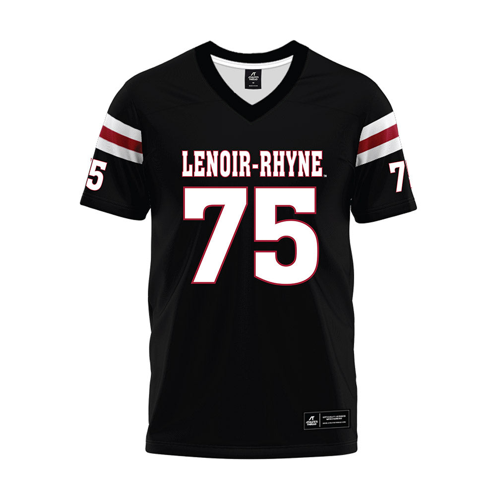 Lenoir Rhyne - NCAA Football : Rubens Joseph - Black Premium Football Jersey-0