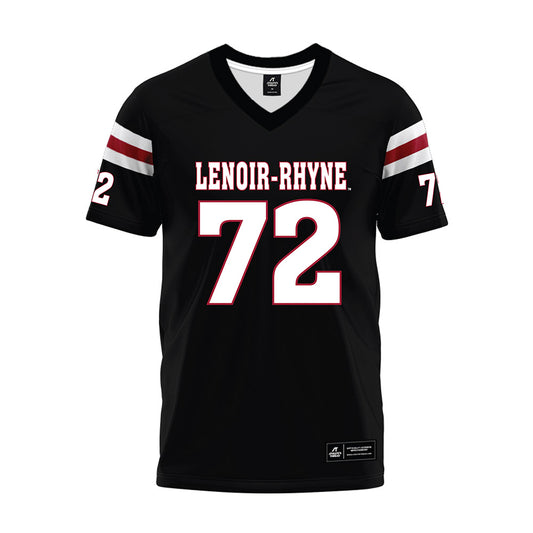 Lenoir Rhyne - NCAA Football : Buck Barrett - Black Premium Football Jersey-0
