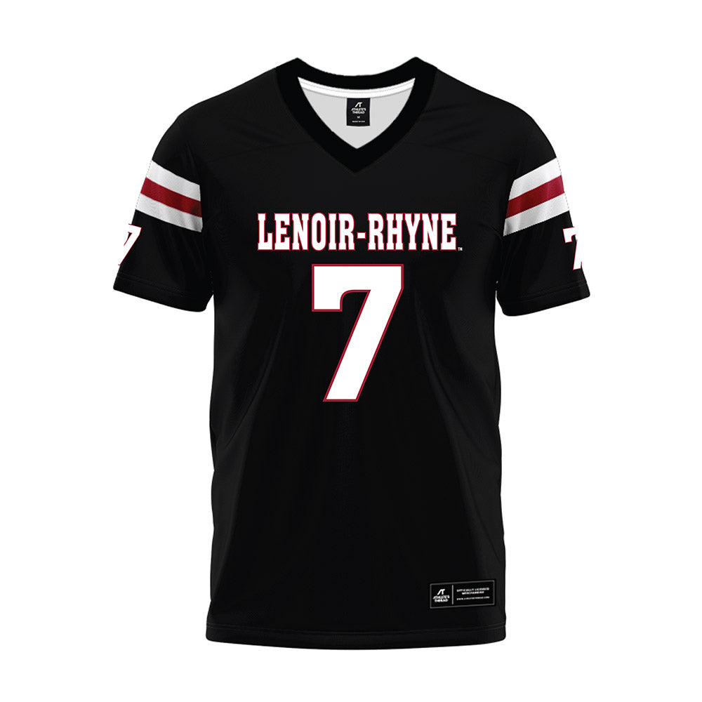 Lenoir Rhyne - NCAA Football : Khamoni Robinson - Black Premium Football Jersey-0