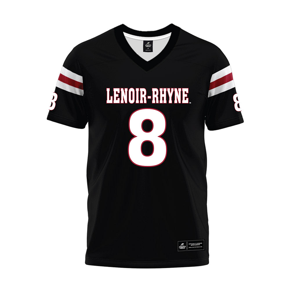 Lenoir Rhyne - NCAA Football : Shamar Baker - Black Premium Football Jersey-0