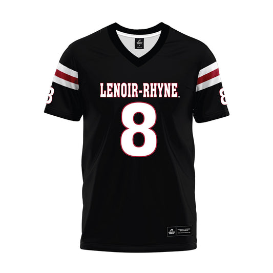 Lenoir Rhyne - NCAA Football : Shamar Baker - Black Premium Football Jersey-0