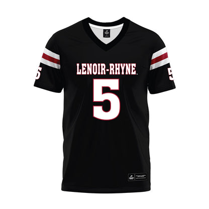 Lenoir Rhyne - NCAA Football : Zayvion Turner-Knox - Black Premium Football Jersey-0