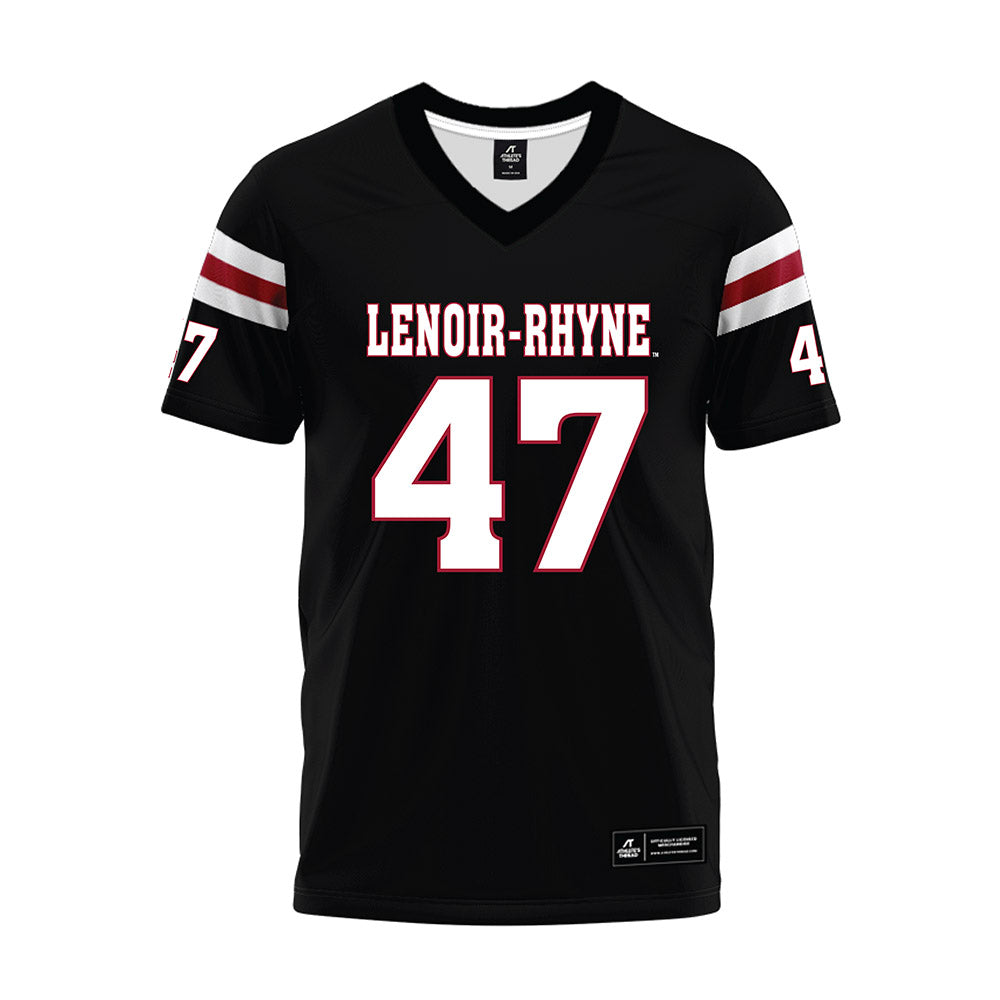 Lenoir Rhyne - NCAA Football : Caleb Stahl - Black Premium Football Jersey-0