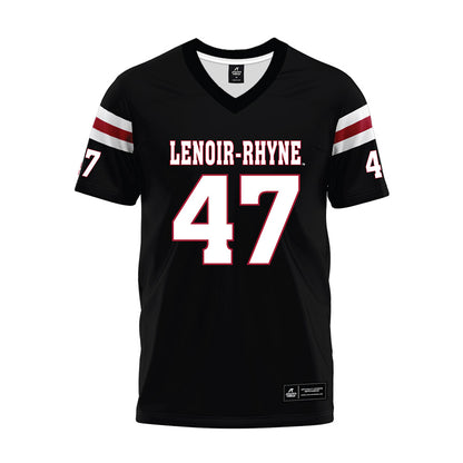 Lenoir Rhyne - NCAA Football : Caleb Stahl - Black Premium Football Jersey-0