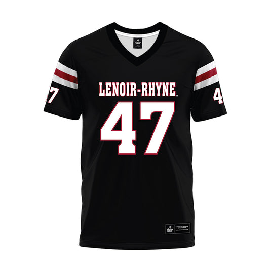 Lenoir Rhyne - NCAA Football : Caleb Stahl - Black Premium Football Jersey-0