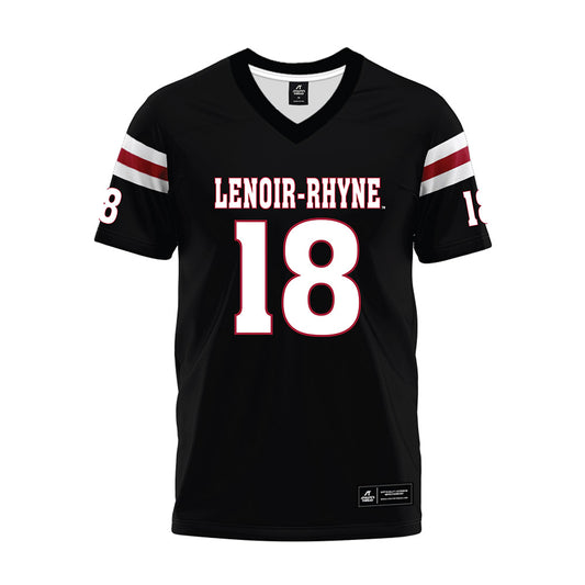 Lenoir Rhyne - NCAA Football : Deontae Starr - Black Premium Football Jersey-0