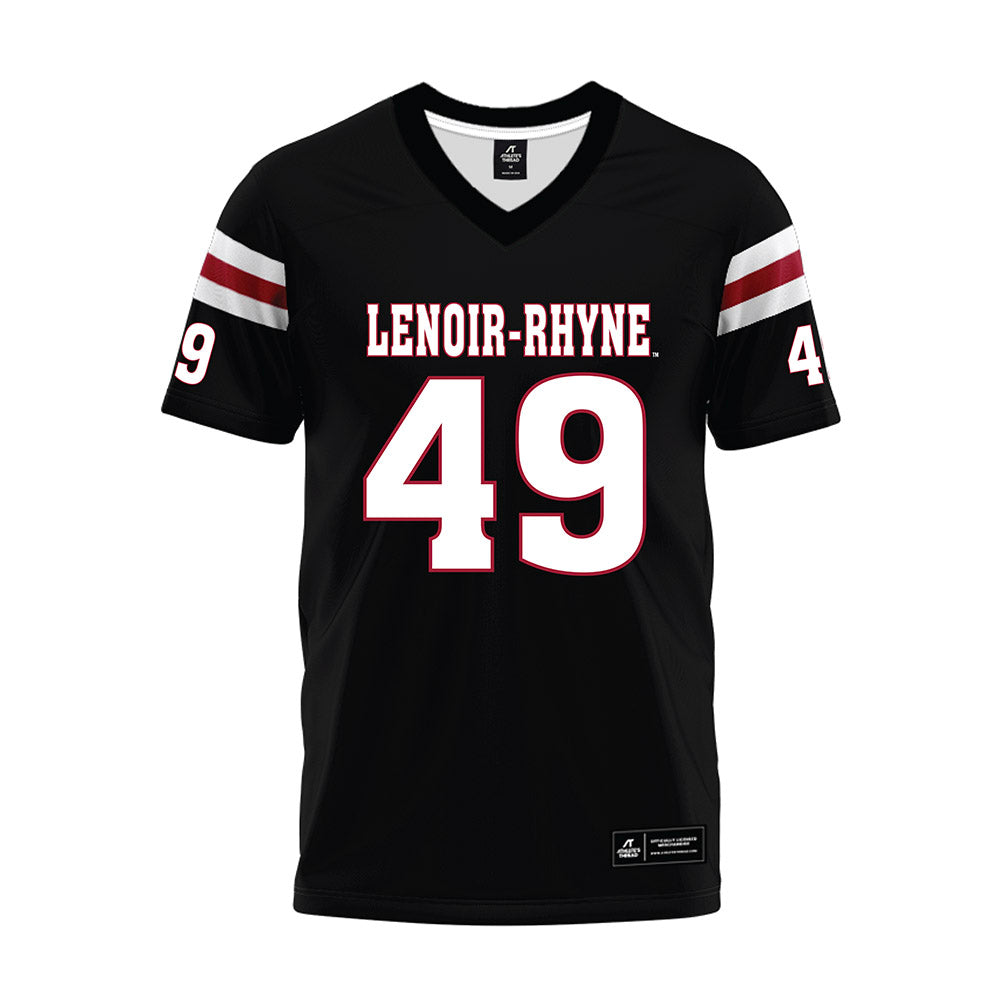 Lenoir Rhyne - NCAA Football : Brick Bowen - Black Premium Football Jersey-0