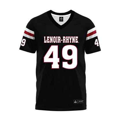 Lenoir Rhyne - NCAA Football : Brick Bowen - Black Premium Football Jersey-0