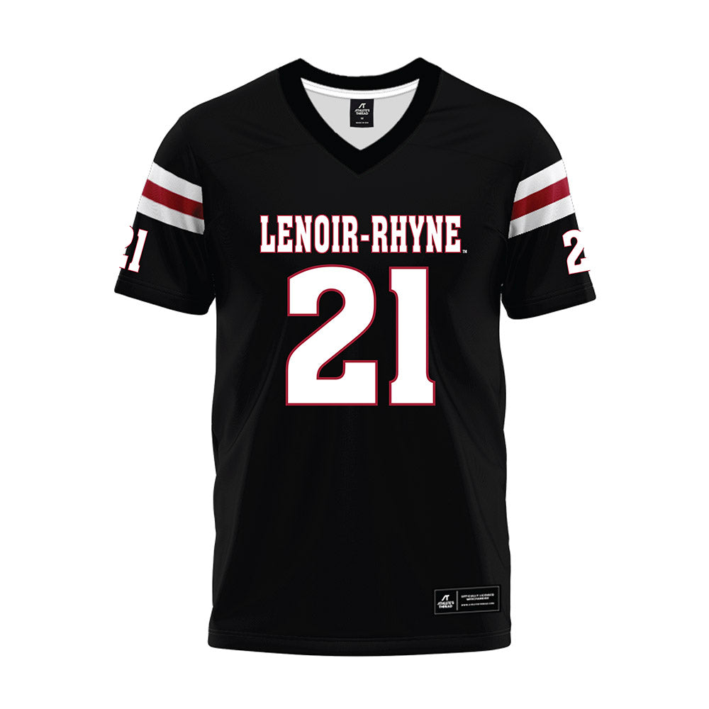 Lenoir Rhyne - NCAA Football : Tate OBryan - Black Premium Football Jersey-0
