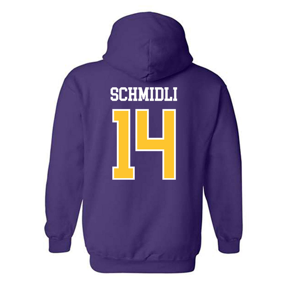 UWSP - NCAA Women's Lacrosse : Allison Schmidli - Classic Shersey Hooded Sweatshirt-1