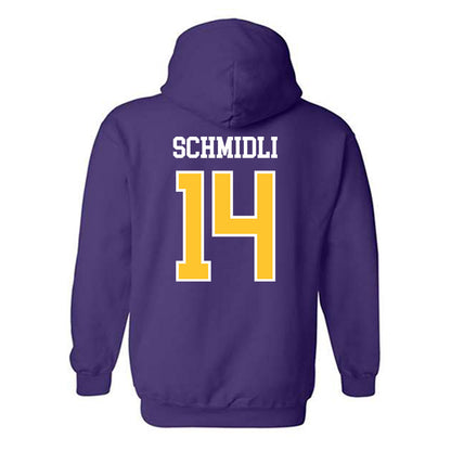 UWSP - NCAA Women's Lacrosse : Allison Schmidli - Classic Shersey Hooded Sweatshirt-1