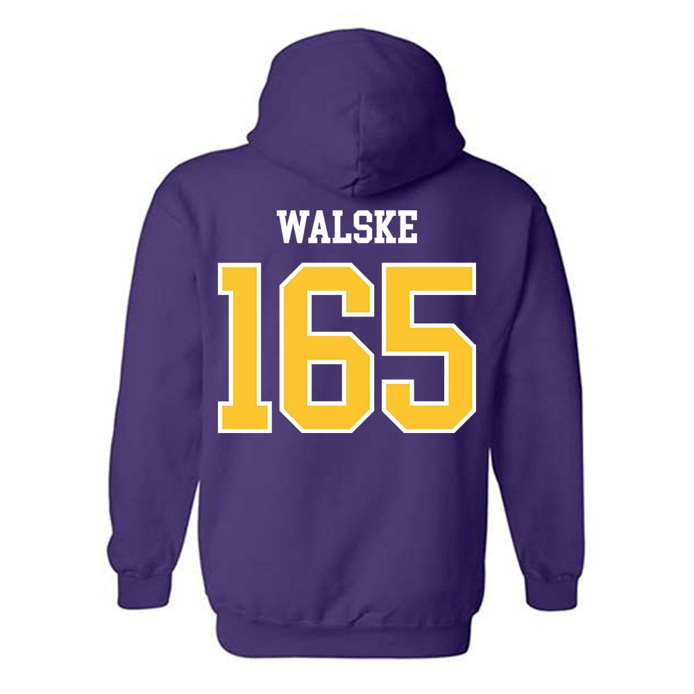 UWSP - NCAA Wrestling : Kyler Walske - Classic Shersey Hooded Sweatshirt-1