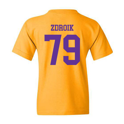 UWSP - NCAA Football : Daniel Zdroik - Youth T-Shirt-1