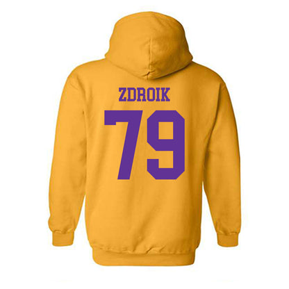 UWSP - NCAA Football : Daniel Zdroik - Hooded Sweatshirt-1
