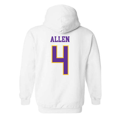 UWSP - NCAA Women's Lacrosse : Paige Allen - Classic Shersey Hooded Sweatshirt-1