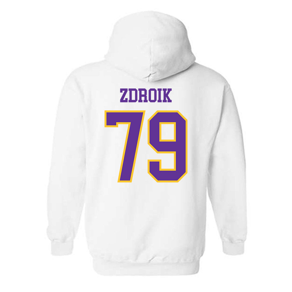 UWSP - NCAA Football : Daniel Zdroik - Classic Shersey Hooded Sweatshirt-1