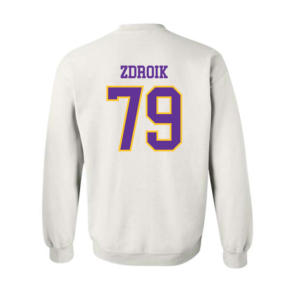 UWSP - NCAA Football : Daniel Zdroik - Classic Shersey Crewneck Sweatshirt-1