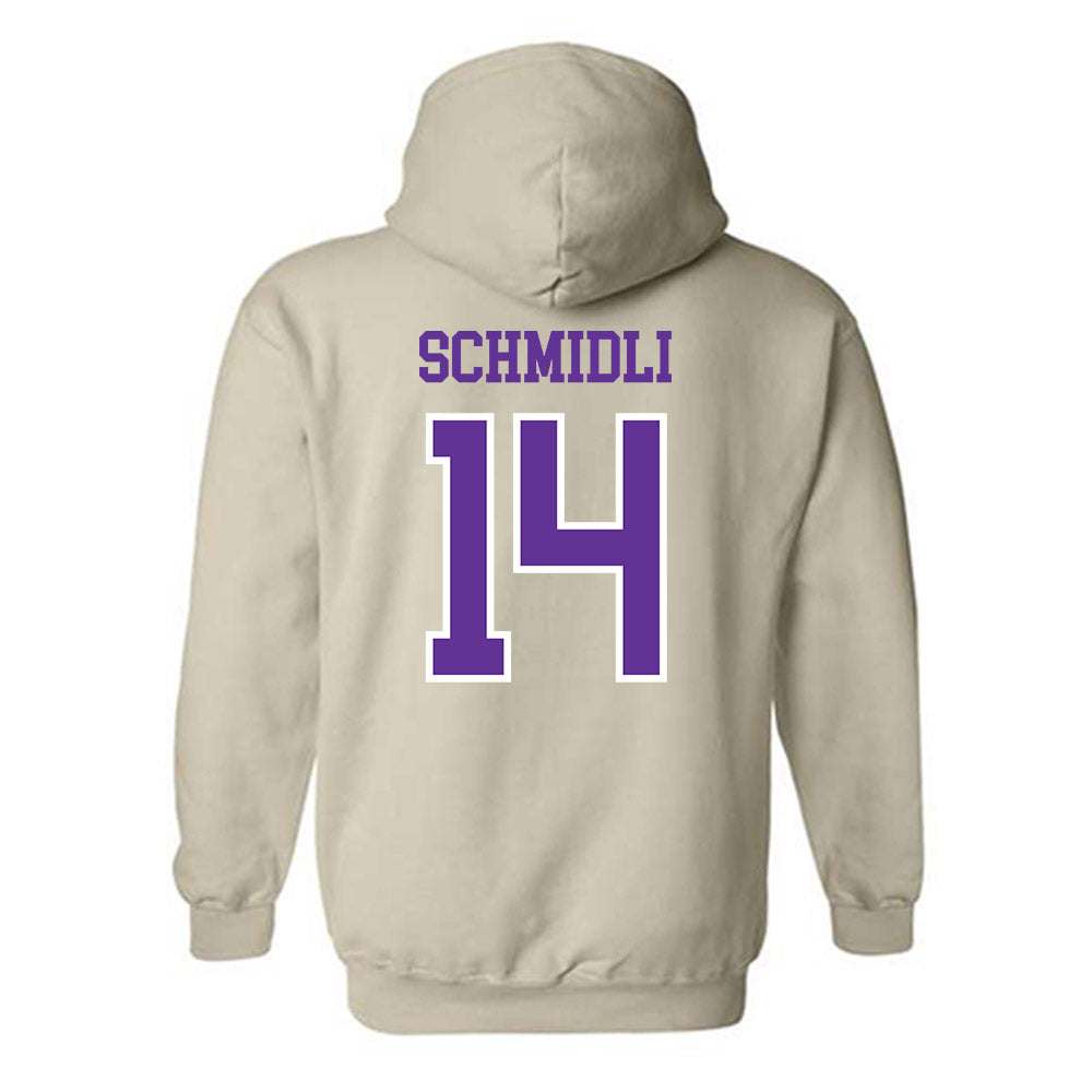 UWSP - NCAA Women's Lacrosse : Allison Schmidli - Classic Shersey Hooded Sweatshirt-1