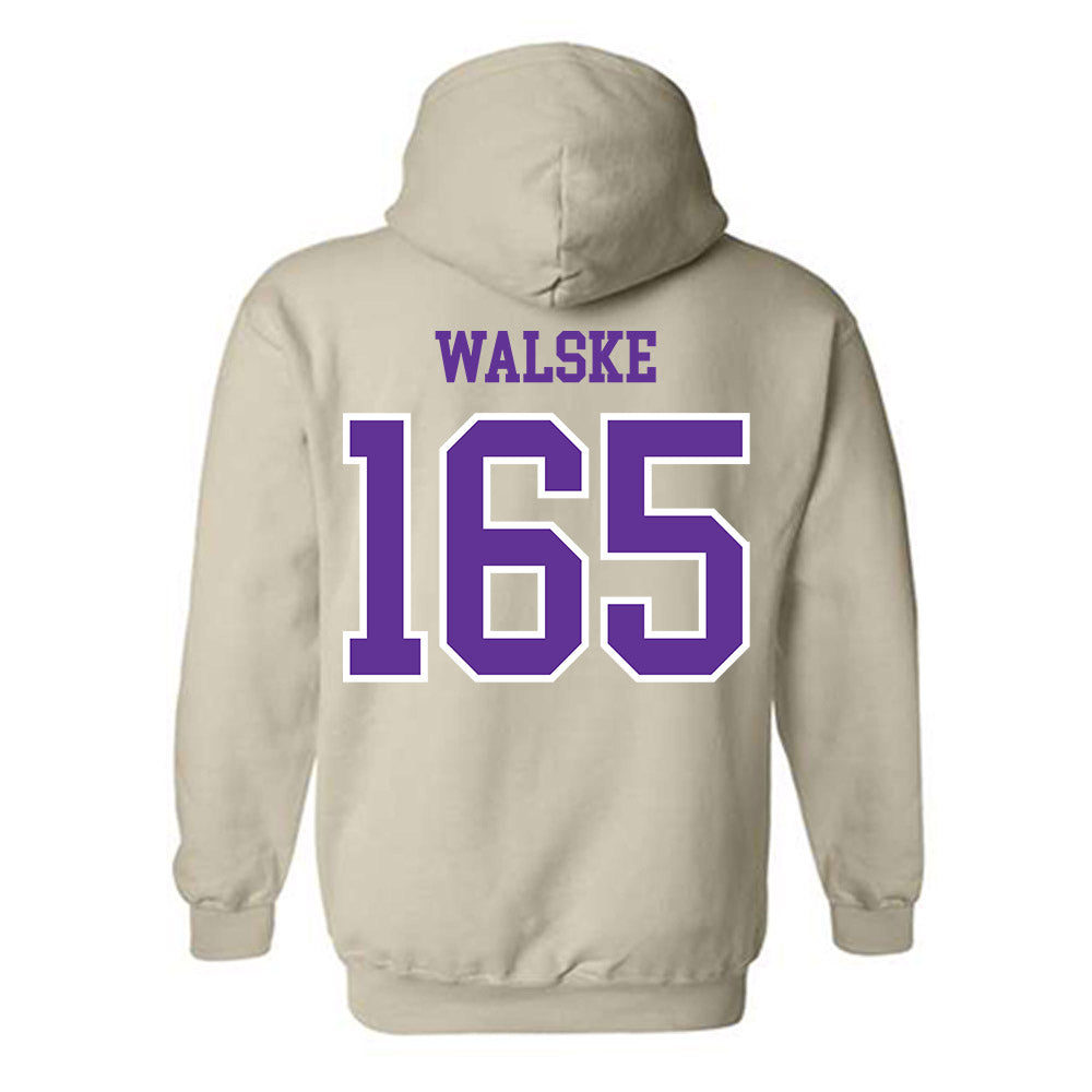 UWSP - NCAA Wrestling : Kyler Walske - Classic Shersey Hooded Sweatshirt-1