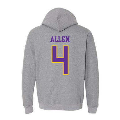 UWSP - NCAA Women's Lacrosse : Paige Allen - Classic Shersey Hooded Sweatshirt-1