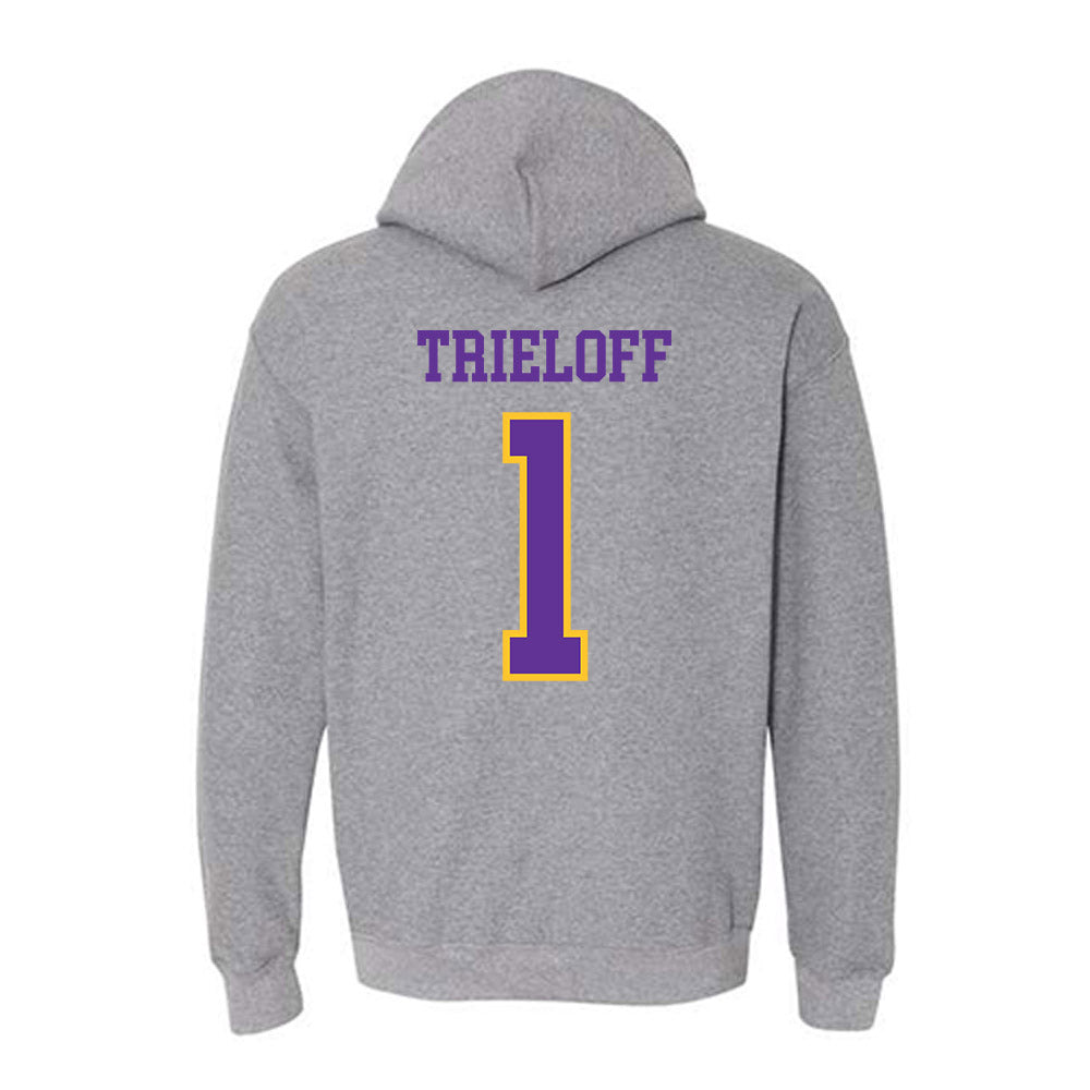 UWSP - NCAA Women's Volleyball : Ella Trieloff - Classic Shersey Hooded Sweatshirt-1